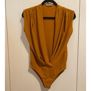 Zara Trafalgar NWOT Sexy Burnt Orange Onesie